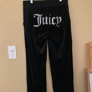 JUICY COUTURE Bling Velour Track Pants